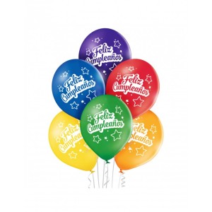 GLOBOLANDIA GLOBOS FELIZ CUMPLE 9" x 50u